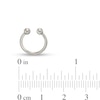 016 Gauge 3mm Ball Ends Horseshoe in Solid Titanium - 3/8"