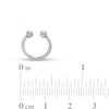 Thumbnail Image 1 of Titanium Ball Ends Horseshoe - 16G 3/8"