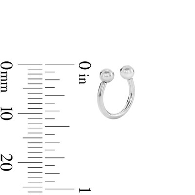 Titanium Ball Ends Horseshoe - 16G 5/16"