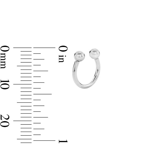 Titanium Ball Ends Horseshoe - 16G 5/16"