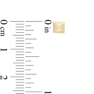 Diamond-Cut Spike Stud Earrings in 10K Gold