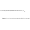 Made in Italy 040 Gauge Solid Figaro Chain Necklace in Sterling Silver – 20"