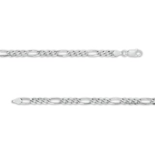 Made in Italy 120 Gauge Solid Figaro Chain Necklace in Sterling Silver – 22"