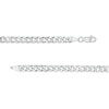 Thumbnail Image 1 of Made in Italy 100 Gauge Solid Flat Curb Chain Necklace in Sterling Silver – 20"