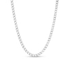 Thumbnail Image 1 of Made in Italy 120 Gauge Solid Curb Chain Necklace in Sterling Silver – 24"