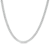 Made in Italy 080 Gauge Solid Cuban Curb Chain Necklace in Sterling Silver - 20"