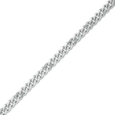 Made in Italy 080 Gauge Solid Cuban Curb Chain Necklace in Sterling Silver - 20"