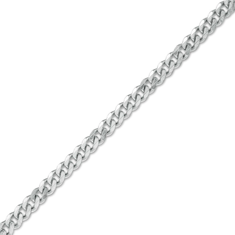 Made in Italy 080 Gauge Solid Cuban Curb Chain Necklace in Sterling Silver - 20"