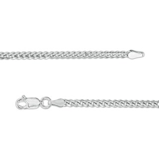 Made in Italy 080 Gauge Solid Cuban Curb Chain Necklace in Sterling Silver - 20"