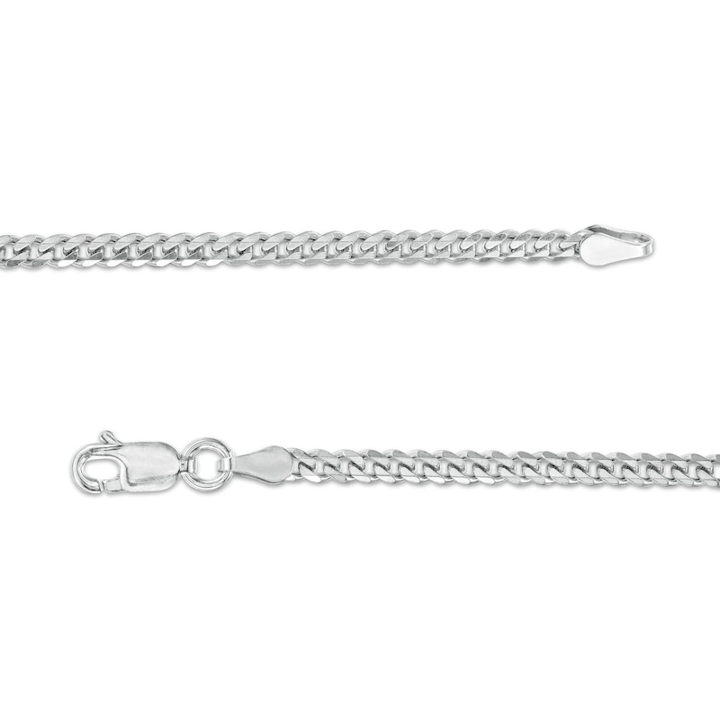 Made in Italy 080 Gauge Solid Cuban Curb Chain Necklace in Sterling Silver - 20"