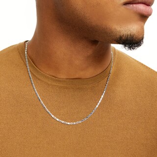 Sterling Silver Valentino Chain Made in Italy - 22"