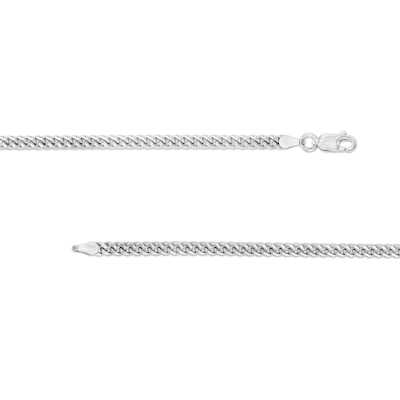 Made in Italy 100 Gauge Solid Curb Chain Necklace in Sterling Silver - 18"