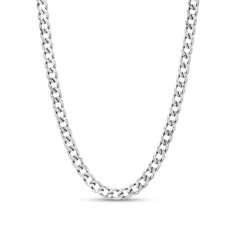 Sterling Silver Curb Chain Made in Italy – 20"