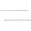 Made in Italy 100 Gauge Solid Mariner Chain Necklace in Sterling Silver – 22"