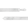 Made in Italy 120 Gauge Solid Herringbone Chain Necklace in Sterling Silver – 20"