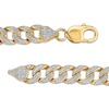 Thumbnail Image 1 of 1 CT. T.W. Diamond Cuban Link Chain Necklace in Sterling Silver with 14K Gold Plate – 22"