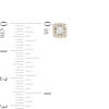 Thumbnail Image 2 of 1/6 CT. T.W. Diamond Square Frame Stud Earrings in 10K Gold