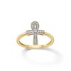 Thumbnail Image 0 of 1/20 CT. T.W. Diamond Ankh Ring in 10K Gold