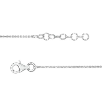 1/8 CT. T.W. Diamond Evil Eye Bracelet in Sterling Silver – 7.25"