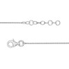 Thumbnail Image 2 of 1/10 CT. T.W. Diamond Hamsa and Star Station Bracelet in Sterling Silver – 8.5&quot;