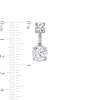Thumbnail Image 2 of Solid Stainless Steel and Brass CZ and Sunburst Bead Frame Belly Button Ring Set - 14G
