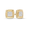 Thumbnail Image 1 of 1/8 CT. T.W. Diamond Cushion-Shaped Frame Stud Earrings in 10K Gold