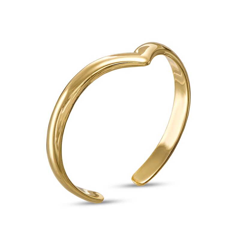 Adjustable Chevron Toe Ring in 10K Gold