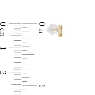 14K Semi-Solid Gold CZ Solitaire, Captive Bead Hoop, and Bar Nose Stud and Ring Set - 20G
