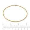 Thumbnail Image 2 of Made in Italy 050 Gauge Curb Chain Anklet in 10K Hollow Gold - 10"