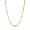 Thumbnail Image 0 of Made in Italy Child's 080 Gauge Cuban Curb Chain Necklace in 10K Semi-Solid Gold - 15"