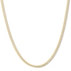 Thumbnail Image 0 of Made in Italy Child's 080 Gauge Cuban Curb Chain Necklace in 10K Semi-Solid Gold - 15"