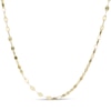 Thumbnail Image 1 of Made in Italy 030 Gauge Solid Mirror Flat-Link Chain Necklace in 10K Gold - 18"