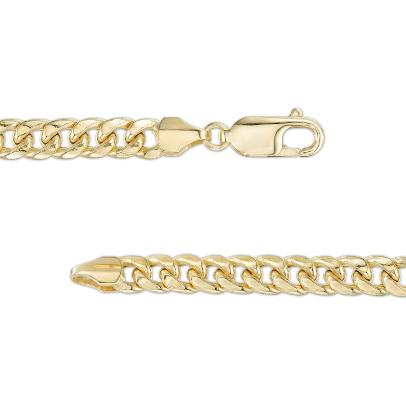 Main Image 3 of Made in Italy 140 Gauge Semi-Solid Cuban Curb Chain Necklace in 14K Gold - 22"