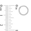 Thumbnail Image 1 of 016 Gauge Bezel-Set Crystal Outer Edge Nose Ring in Solid Titanium - 5/16"
