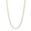 Thumbnail Image 0 of 10K Semi-Solid Gold Diamond-Cut Rounded Curb Chain Made in Italy - 20"