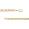 Thumbnail Image 2 of 10K Semi-Solid Gold Cuban Curb Chain Made in Italy - 20"
