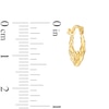 Thumbnail Image 1 of Child's 10mm Heart Hoop Earrings in 14K Stamp Hollow Gold