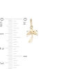 Thumbnail Image 1 of Small Palm Tree Necklace Charm in 10K Solid Gold