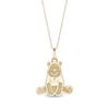 Thumbnail Image 0 of Child's ©Disney Winnie The Pooh Multi-Finish Pendant in 10K Gold - 15"