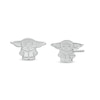Thumbnail Image 0 of Child's ©Disney Baby Yoda Textured Stud Earrings in Solid Sterling Silver