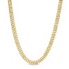 Thumbnail Image 1 of 100 Gauge Diamond-Cut Hollow Double Curb Chain Necklace in 10K Gold - 18&quot;