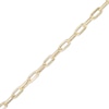 Thumbnail Image 2 of 080 Gauge Paper Clip Link Chain Necklace in 10K Semi-Solid Gold - 18"