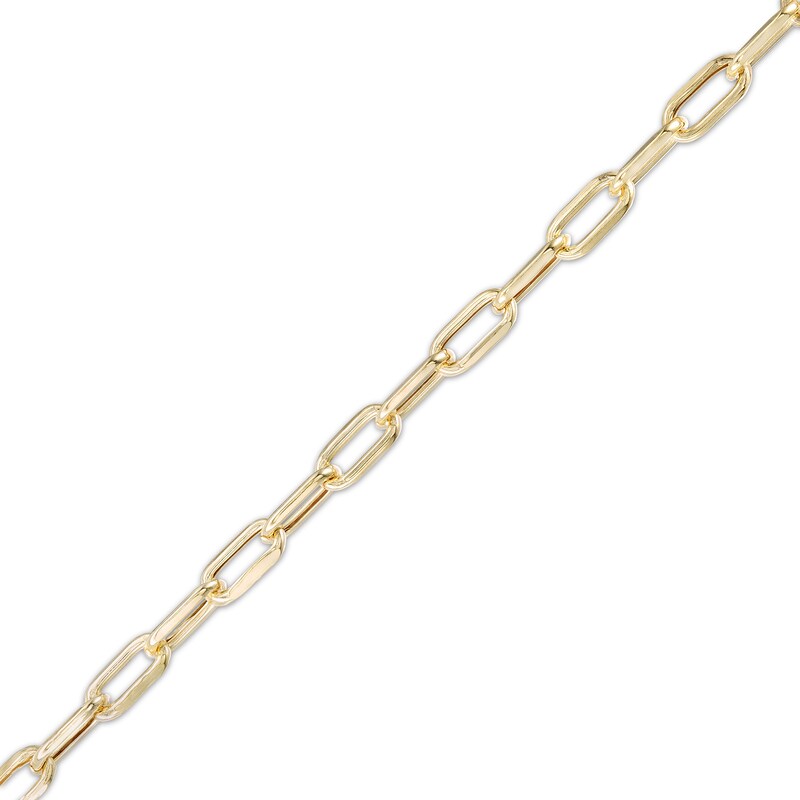 Main Image 2 of 080 Gauge Paper Clip Link Chain Necklace in 10K Semi-Solid Gold - 18"