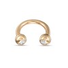 Thumbnail Image 0 of 016 Gauge Cubic Zirconia 8mm Horseshoe in 10K Gold - 5/16"
