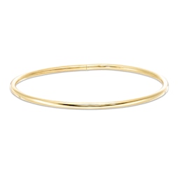 68.1mm Bangle in 18K Gold Over Silver - 7.25&quot;