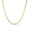 Thumbnail Image 0 of 080 Gauge Diamond-Cut Pavé Curb Chain Necklace in 10K Solid Gold - 18"