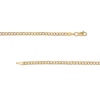 Thumbnail Image 1 of 080 Gauge Diamond-Cut Pavé Curb Chain Necklace in 10K Solid Gold - 18"