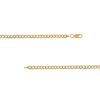 Thumbnail Image 2 of 10K Solid Gold Diamond-Cut Pavé Curb Chain - 20"