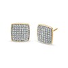 Thumbnail Image 1 of 1/4 CT. T.W. Cushion Composite Diamond Stud Earrings in 10K Gold