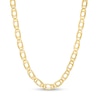 Thumbnail Image 0 of 080 Gauge Birdseye Curb Chain Necklace in 10K Hollow Gold - 18"